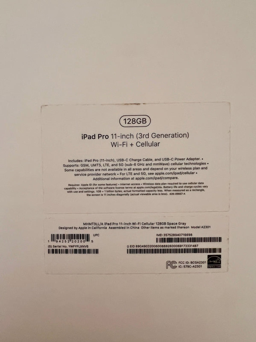 iPad Pro 3rd generation & Apple Pencil 2nd generation 6Z89