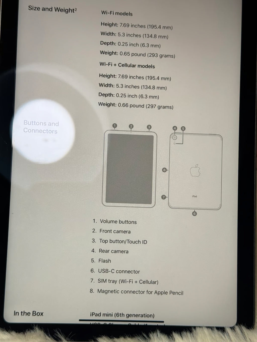 Apple iPad Mini (6th Gen)  64GB 2O35