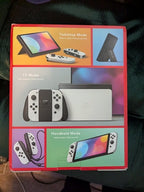 brand new white Nintendo Switch OLED console never been opened never used 9L37