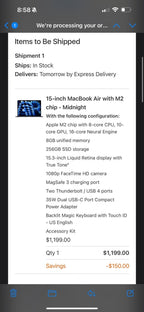 macbook air m2 15 inch 5J83