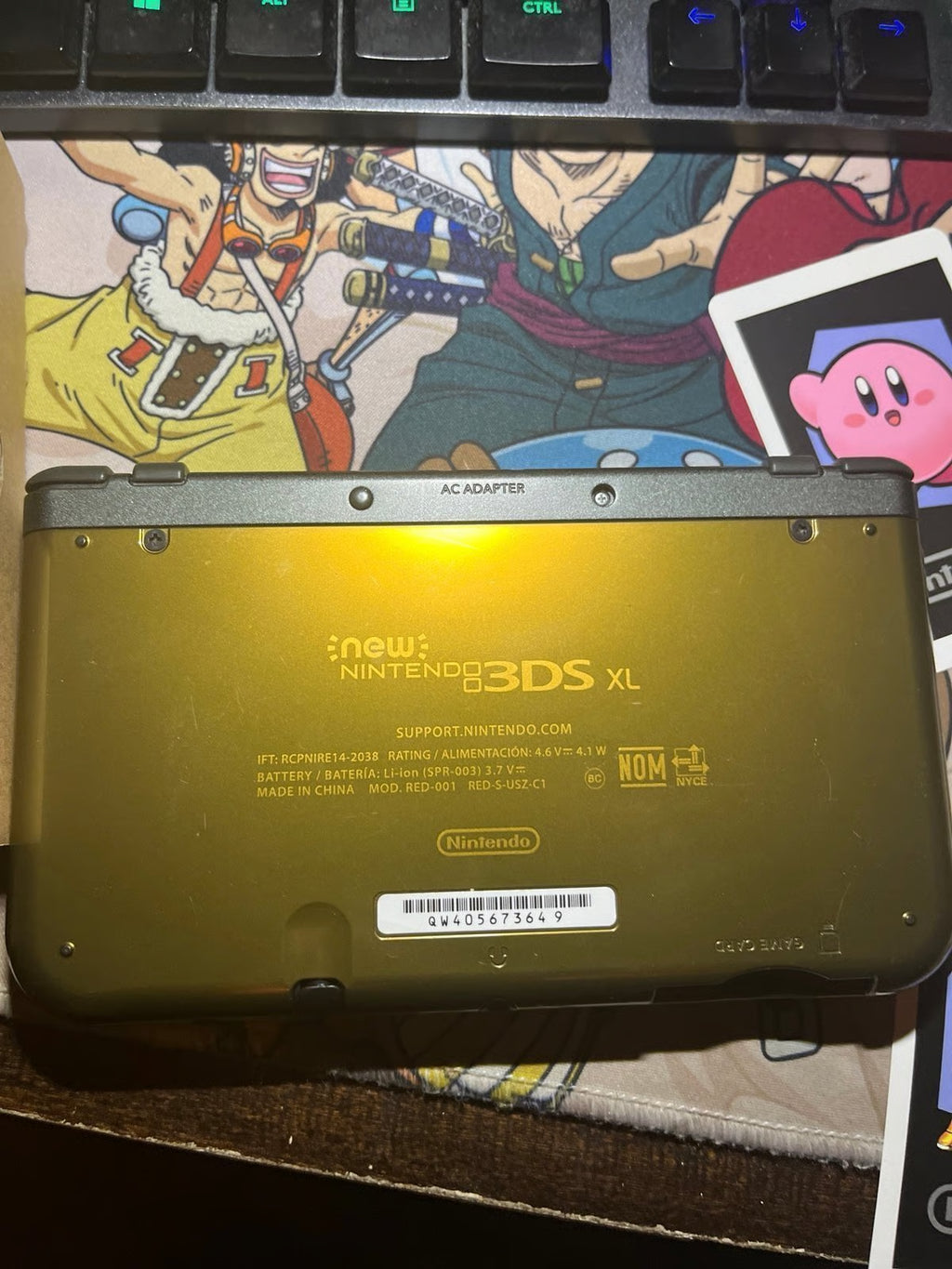 Nintendo, New 3DS XL, Hyrule Launch Edition, Gold Handheld System, Complete, CiB