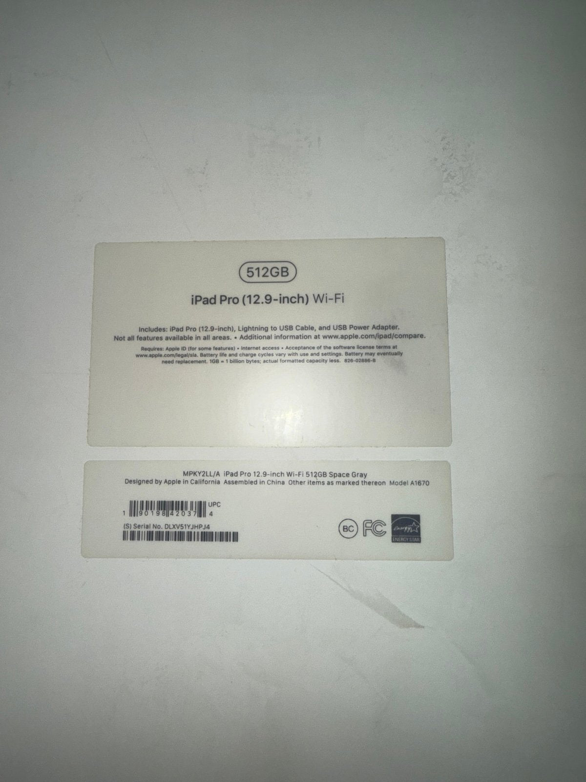 2017 iPad pro 12.9 inch 2O18