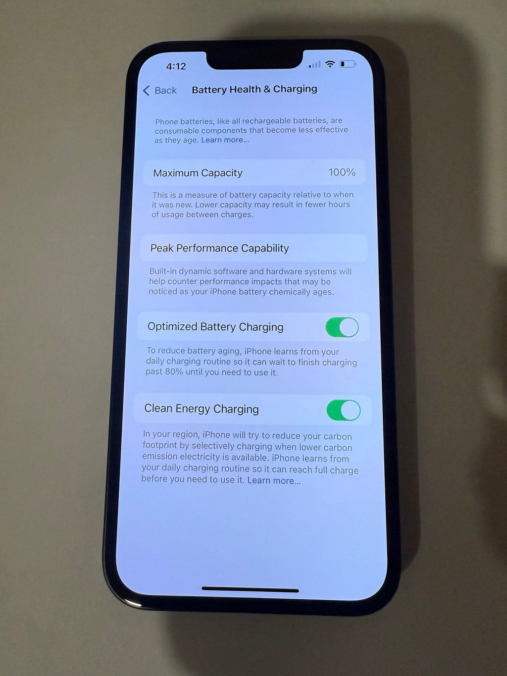 Apple iPhone 13 128gb unlocked 100% battery 3U31