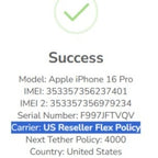 Apple iPhone 16 pro black Titanium 256GB brand new sealed unlocked 8Z38