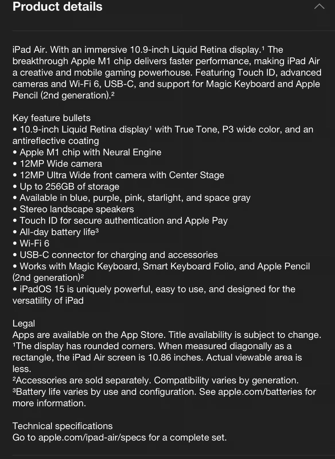 Apple IPad Air 5 with extras 6K66