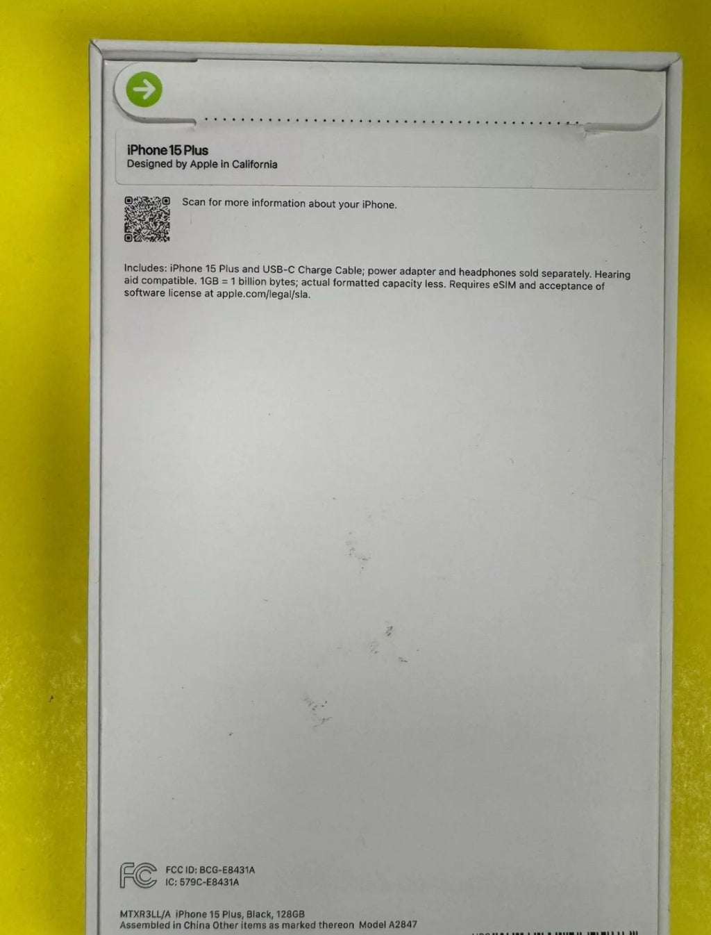 iphone 15 plus Brand new sealed 3Q13