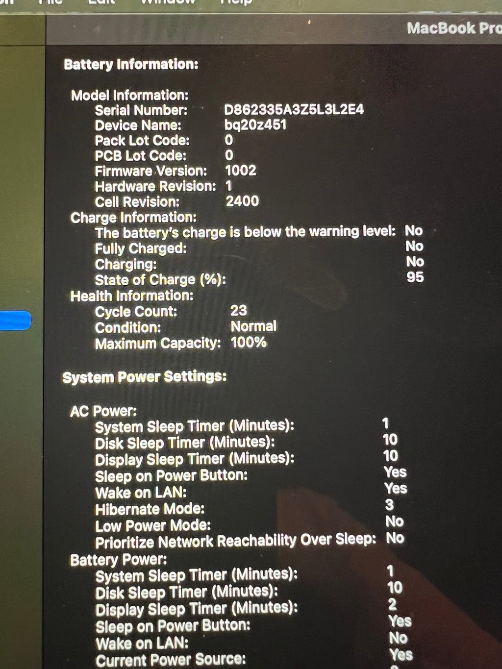 Apple macbook pro m2 8gb 512gb 5W88