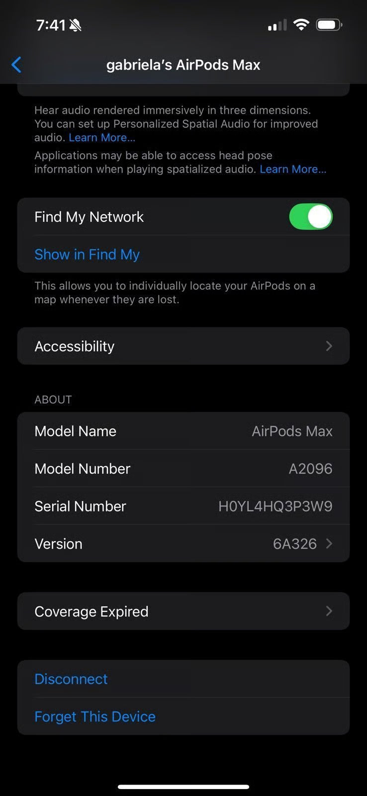AirPod Max Space Grey plus accessories 2U71