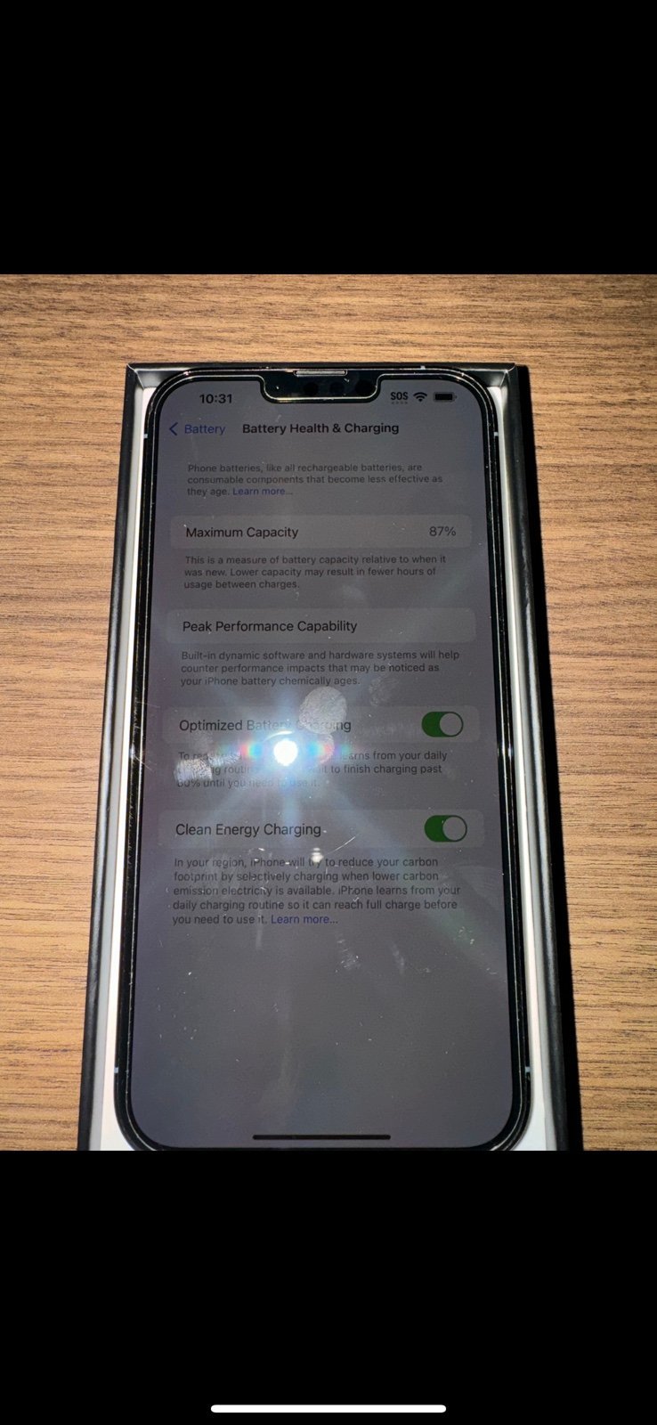 Apple iPhone 13 Pro Max 128 GB in Sierra Blue Unlocked 9U13