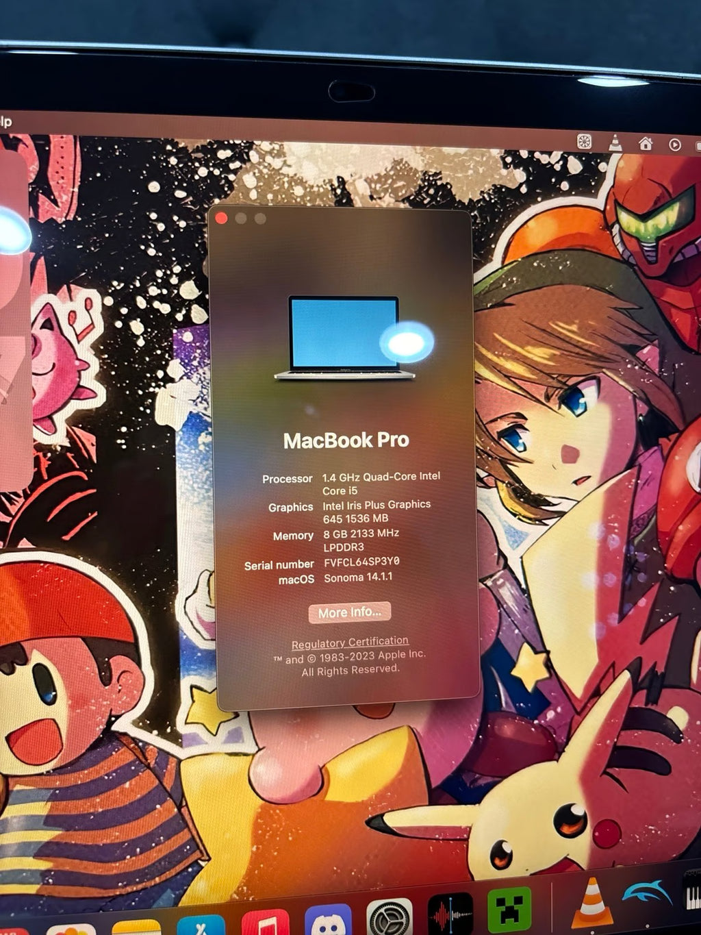 MacBook Pro (Mid 2020) 3M56