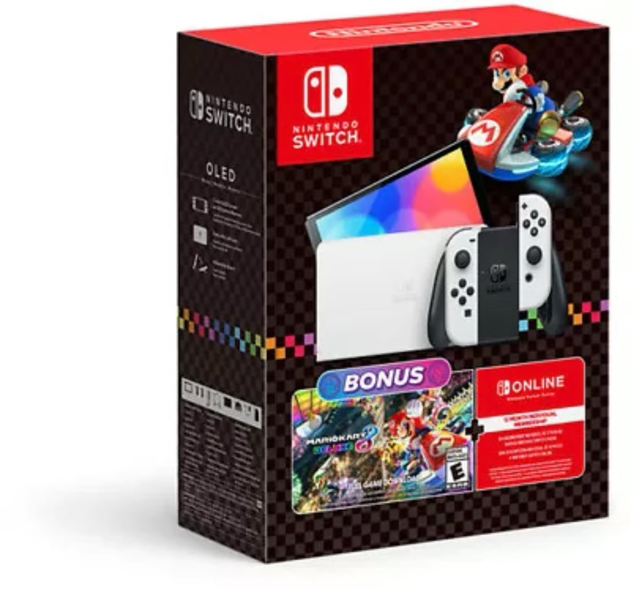 Nintendo Switch - OLED Model: Mario Kart 8 Deluxe Bundle NEW 1N13