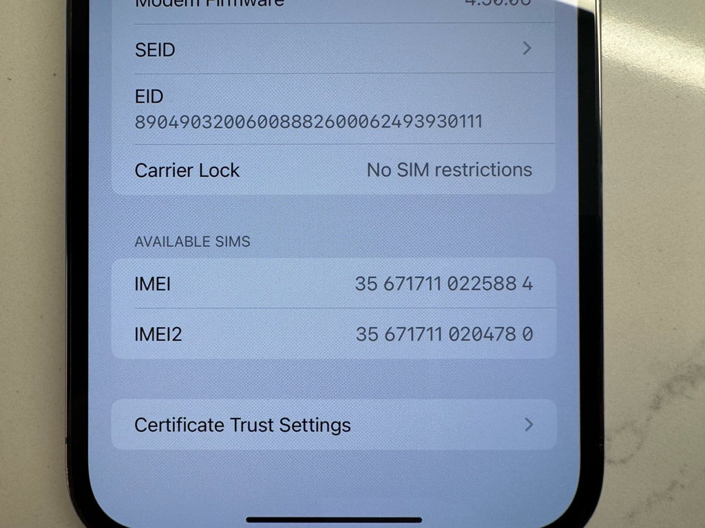 Apple iPhone 12 Pro Max 128 GB in Graphite - Unlocked 2V86