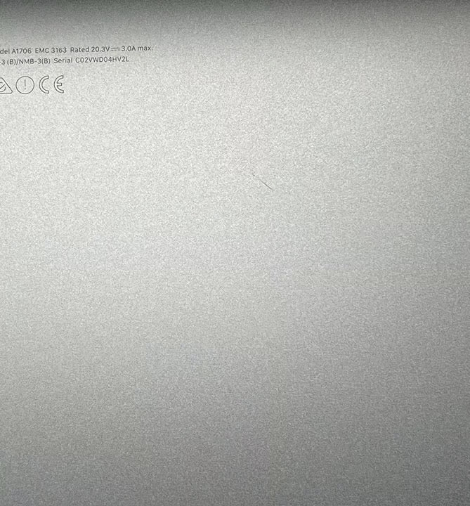 2017 Apple MacBook Pro 13 inch Laptop (Space Gray/3.1GHz/8GB/256/Touch Bar) 1Q38