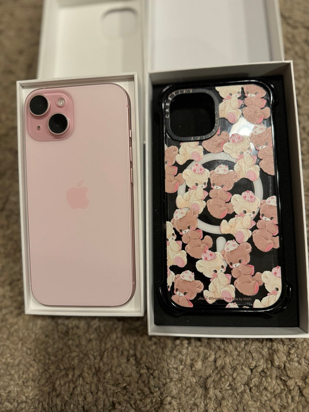 Pink iPhone 15 128g unlocked 6R75