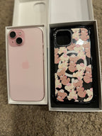 Pink iPhone 15 128g unlocked 6R75