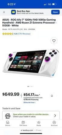 Asus-Rog Ally 7鈥?and accessories 6M18