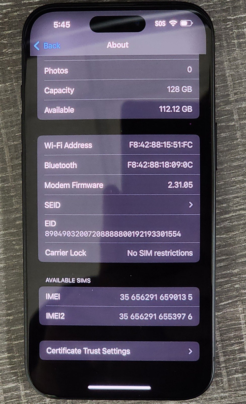 NEW Unlocked iphone15 Perfect 5E23