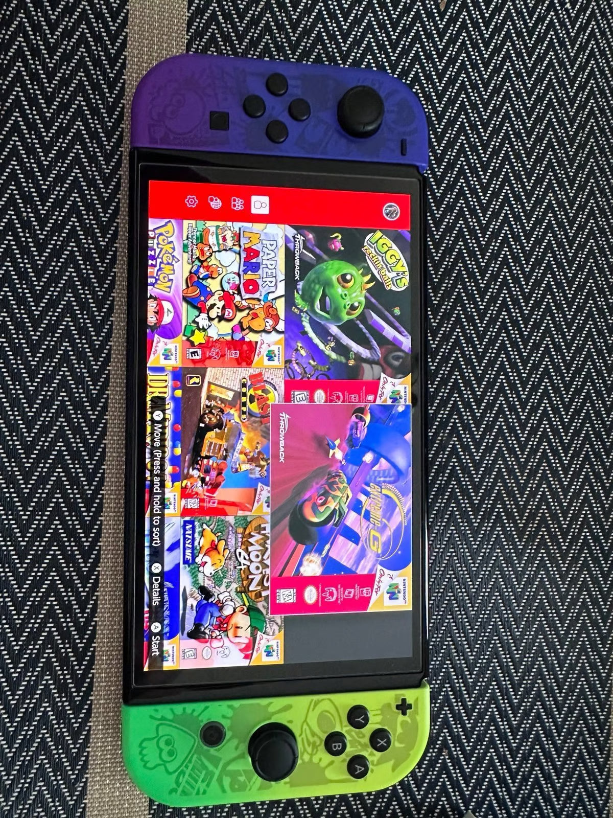 Nintendo switch oled splatoon 1A21