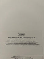 iPad Pro 11-inch (4th Generation) Wi-Fi 128 GB + Apple Pencil 3R27