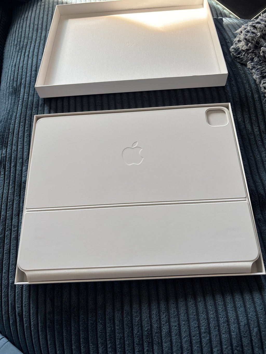 Apple iPad Pro 5th Generation 12.9 inch 256 GB in silver with Magic Keyboard 9F28