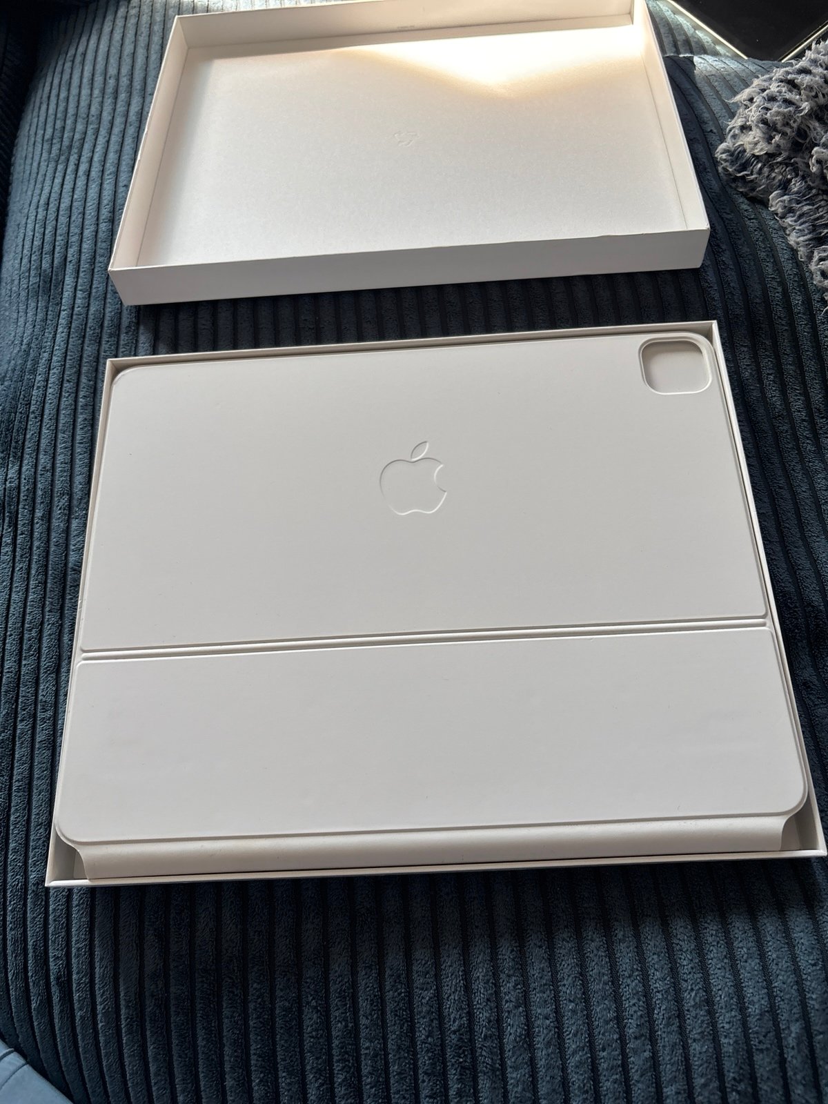 Apple iPad Pro 5th Generation 12.9 inch 256 GB in silver with Magic Keyboard 9F28