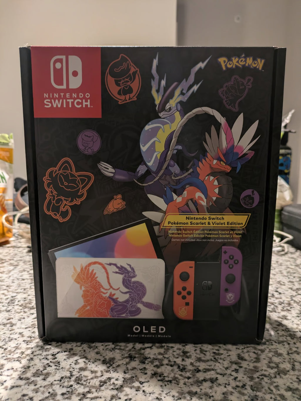 Nintendo Switch OLED Pokemon Scarlet and Violet Edition 2J29
