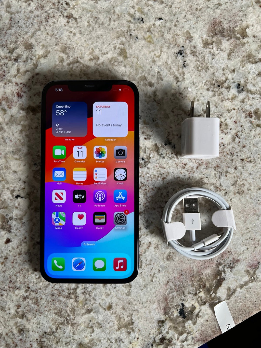 Apple iPhone 12 Pro Max 128 GB in Blue for Unlocked NO FACE ID!! 9V22