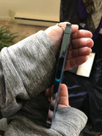 Apple iphone 12 pro 256gb pacific blue factory unlocked tempered glass installed 1Q98