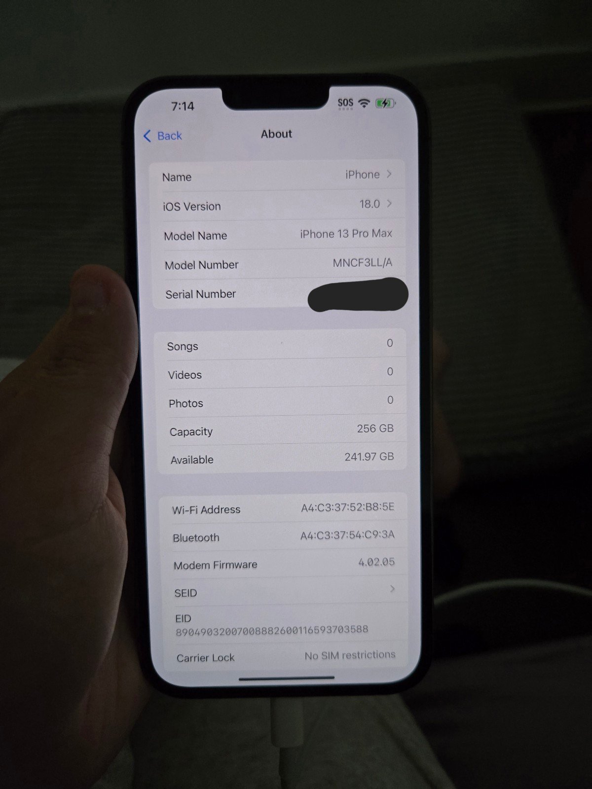 Reserved!! Unlocked Iphone 13 Pro Max 256 GB Alpine Green 9U21