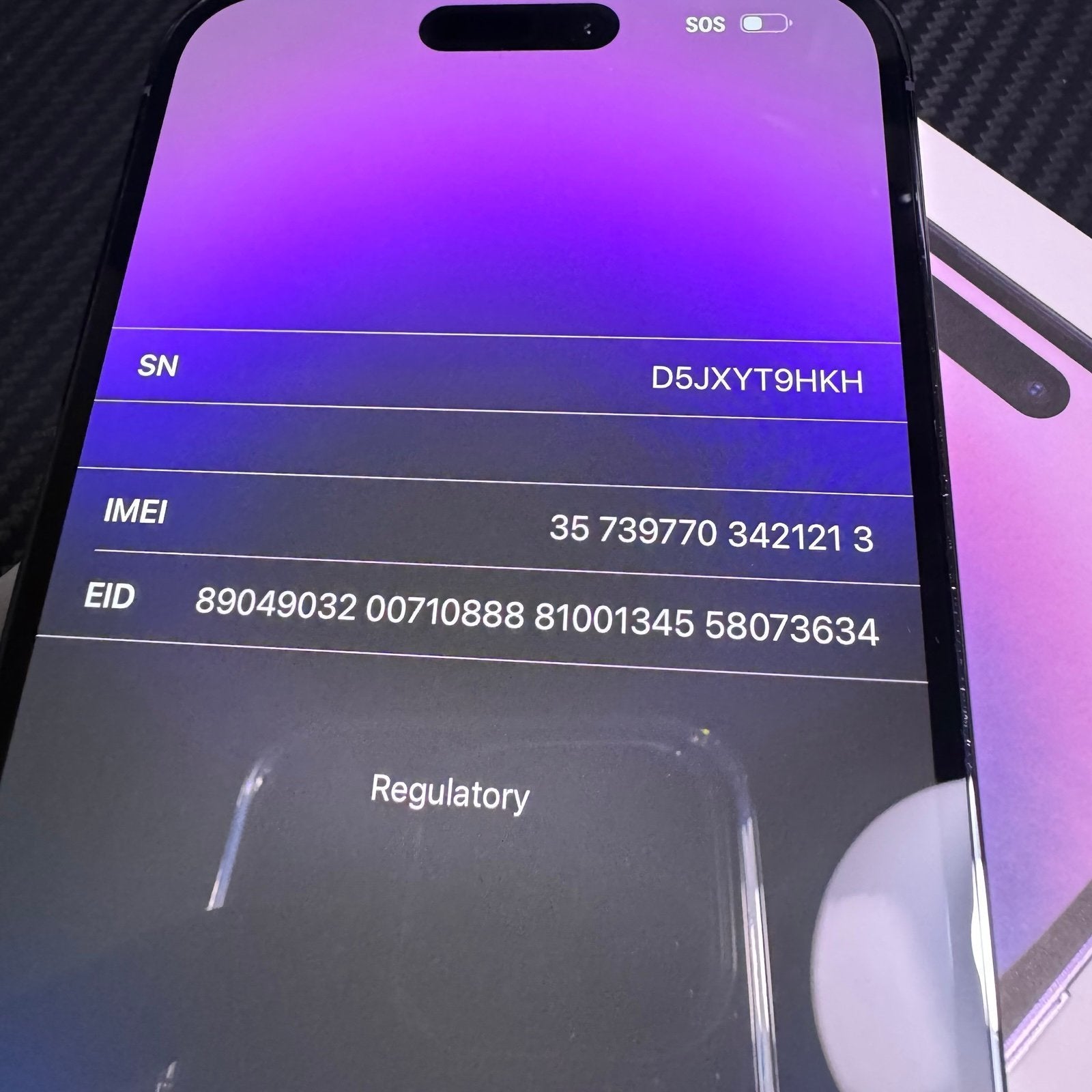 Apple iPhone 14 Pro Max 128 GB Unlocked 2A63