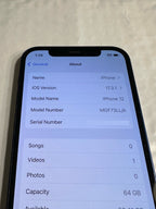 iPhone 12 64 GB Unlocked 85% Battery Health 5M65