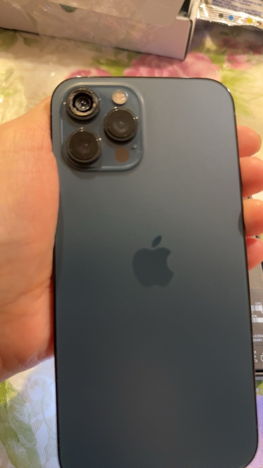 Apple iPhone 12 Pro Max 128 GB in Pacific Blue for Unlocked (read description 6Y39