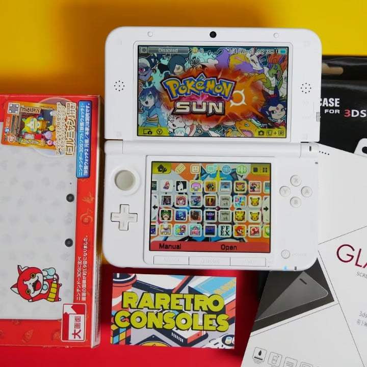 Nintendo 3DS XL Yo kai Watch Jibanyan W/ Box, Charger, Stylus, 60+ Games & More!