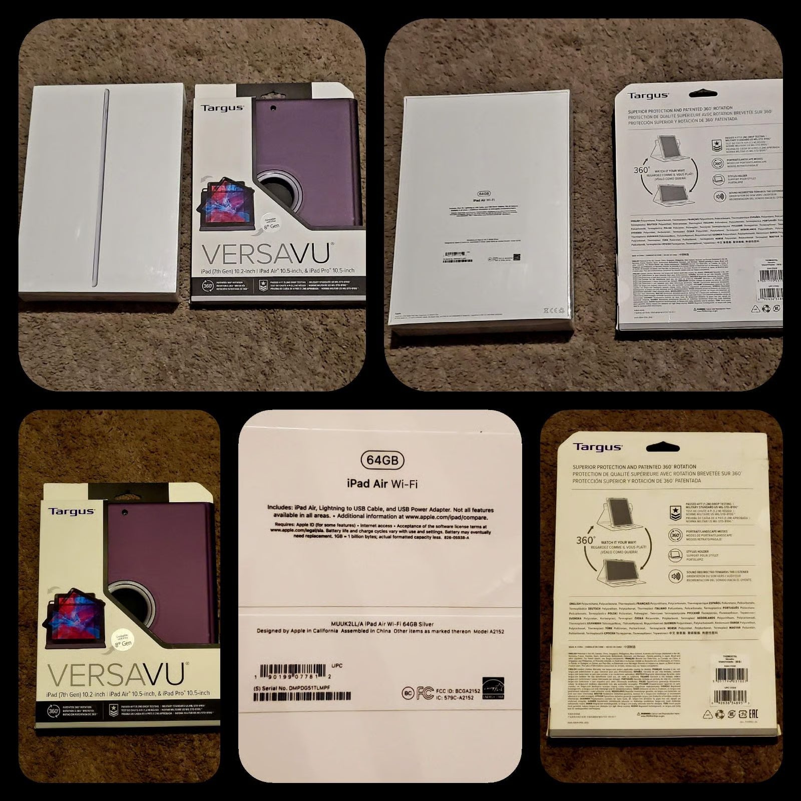 Apple ipad air Wifi 64GB silver 3B67