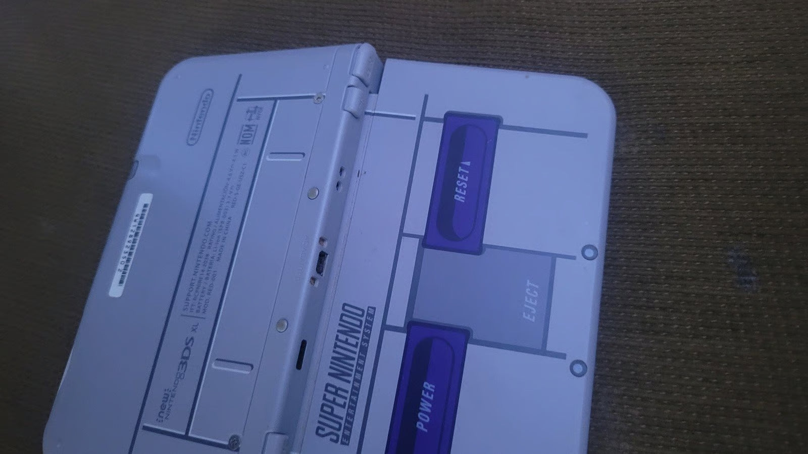 Nintendo 3DS XL SNES Edition RARE