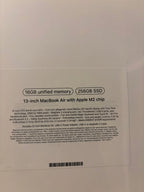 Apple MacBook Air 13 inch 256 gb 7T26