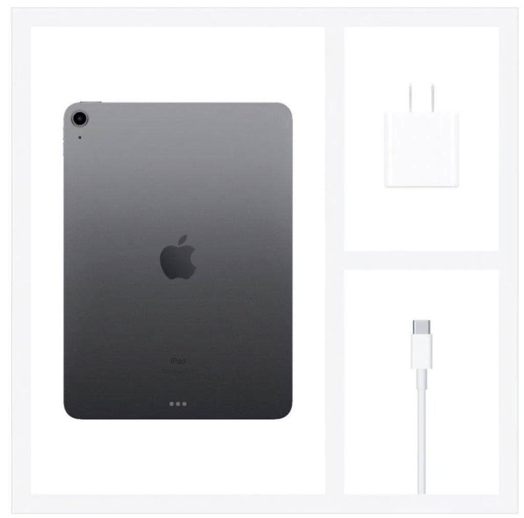 Apple iPad Air 4th Generation 64 GB in Space Gray with 3 years AT&T 4G LTE and b 5G17