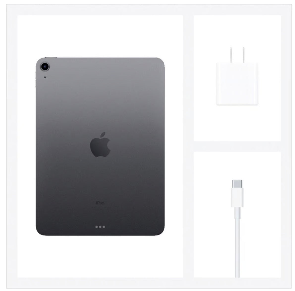 Apple iPad Air 4th Generation 64 GB in Space Gray with 3 years AT&T 4G LTE and b 5G17