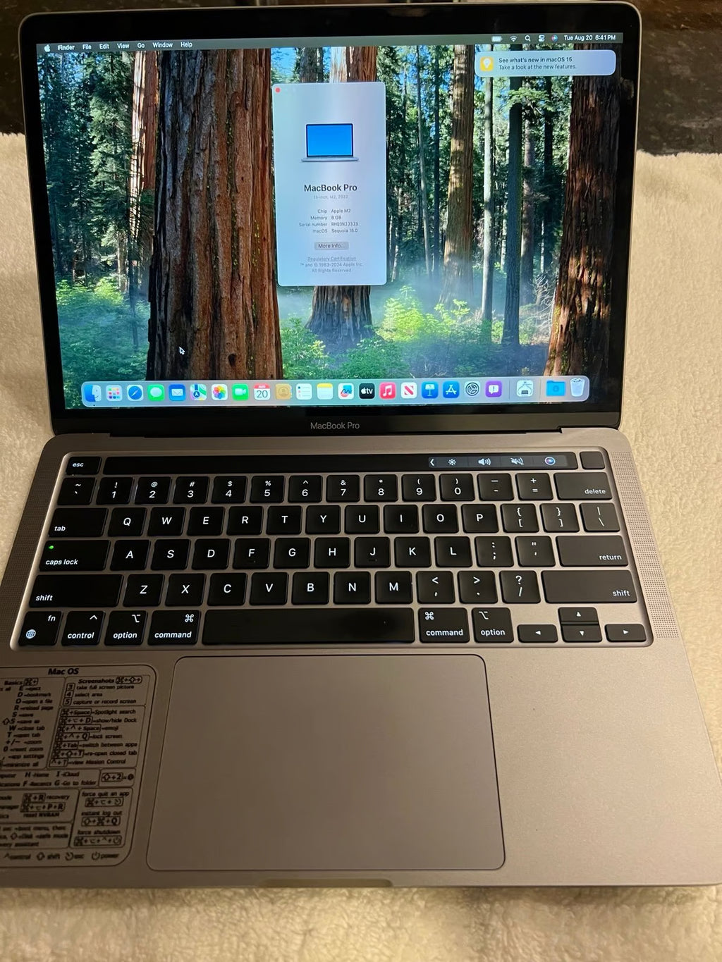 Apple macbook pro m2 8gb 512gb 5W88