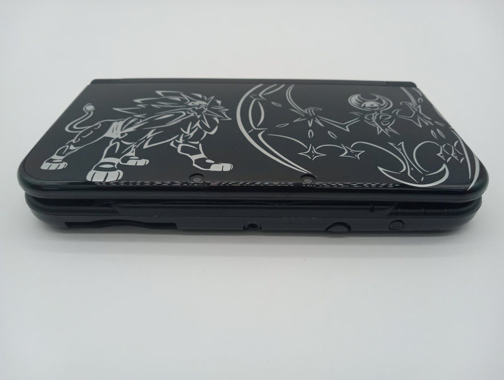 Refurbished New Nintendo 3DS XL Pokemon Sun and Moon Solgaleo and Lunala Black