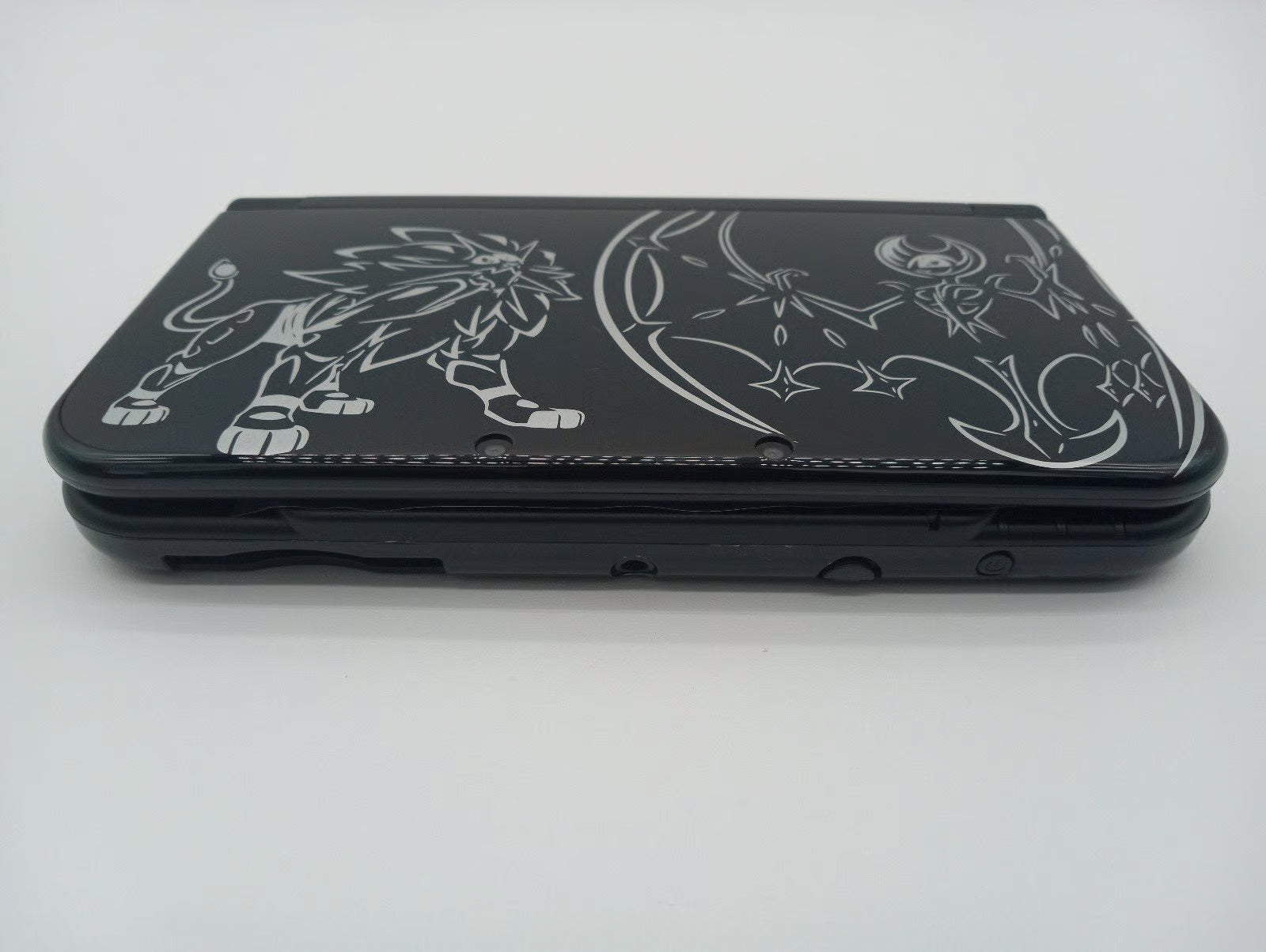 Refurbished New Nintendo 3DS XL Pokemon Sun and Moon Solgaleo and Lunala Black