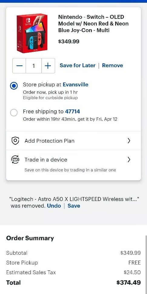 Nintendo Switch Oled 2S52