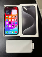 Apple iPhone 15 pro 128 gb Black titanium UNLOCKED 8R67