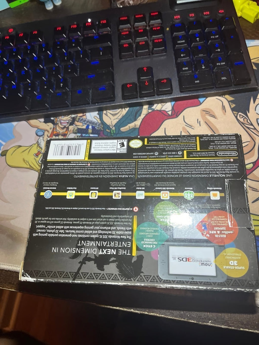 Nintendo, New 3DS XL, Hyrule Launch Edition, Gold Handheld System, Complete, CiB