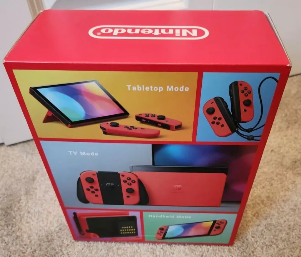 BRAND NEW Nintendo Switch OLED Mario Edition Red 9Z21