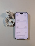 iPhone 15 pro Max 256 GB unlocked 100% battery health 5O71