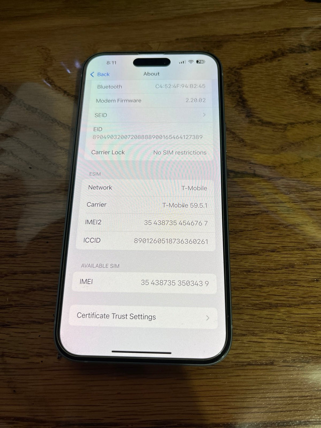 Apple iphone 15 plus unlocked 9M98