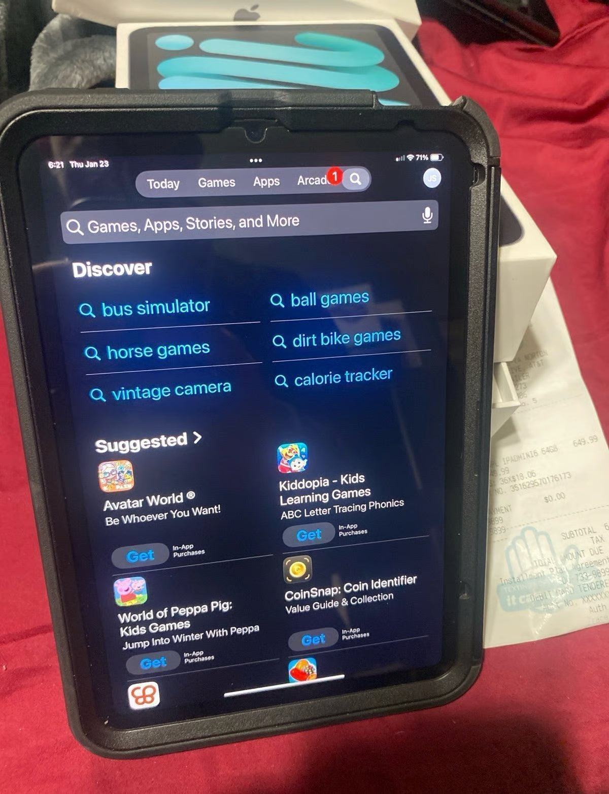 iPad Mini 6th Wifi+Att Cellular Not Locked^�?no otterbox ** 8A89