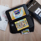 Nintendo 3DS XL Pokemon X Y Premium Gold W/ 32GB SD, Charger & Games