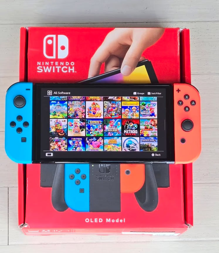 Nintendo Switch oled with 1tb microSD 9Y75